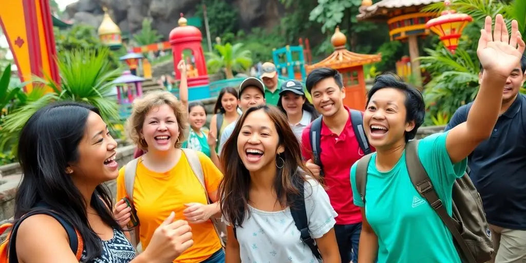 Group of people enjoying a fun outdoor tour.