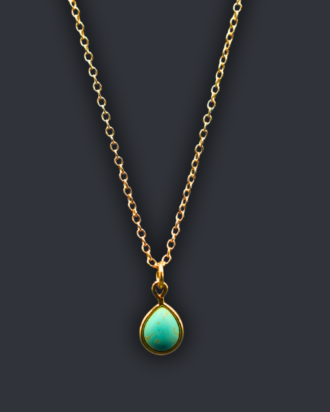 Turquoise Pendant Chain
