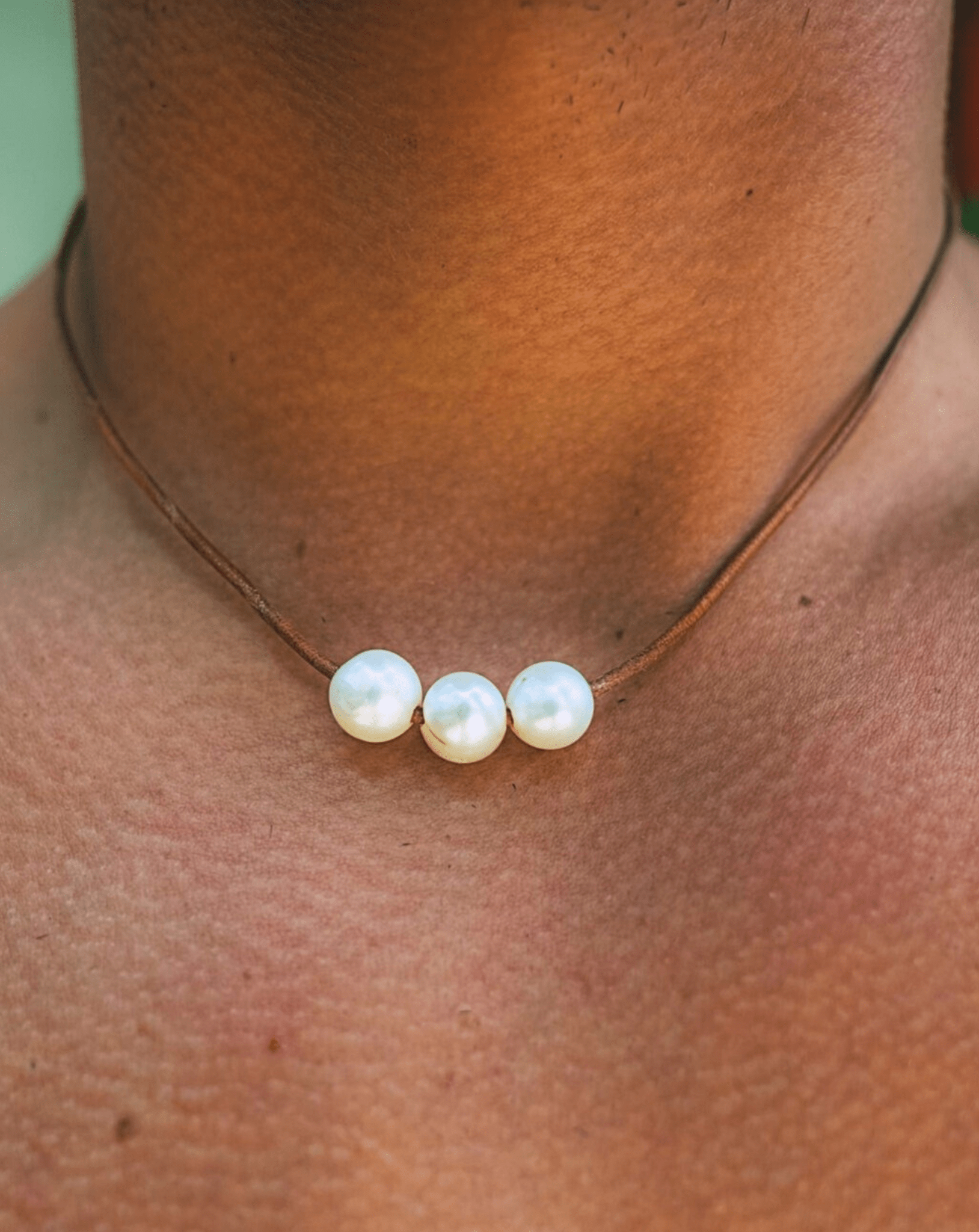 White Triple Pearl (unisex) - Royale Merchant
