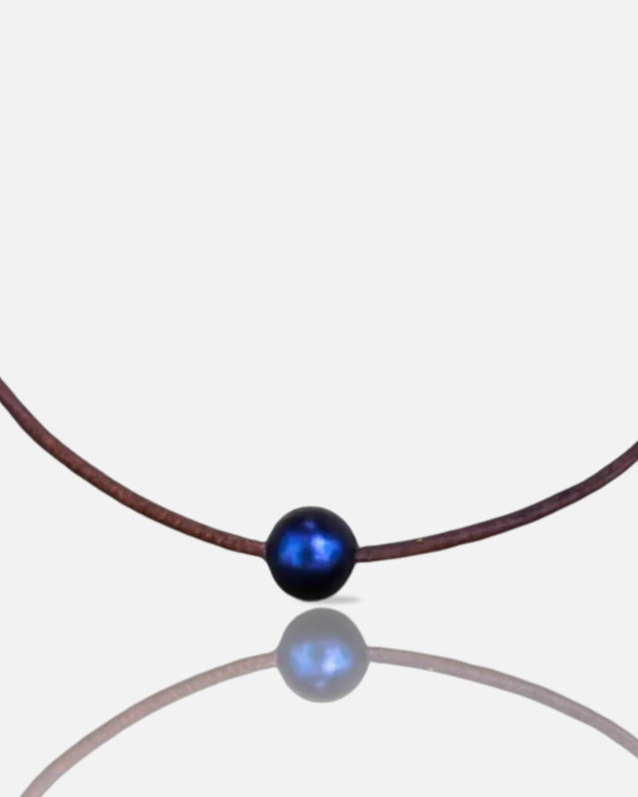 Perle simple noire (unisexe)