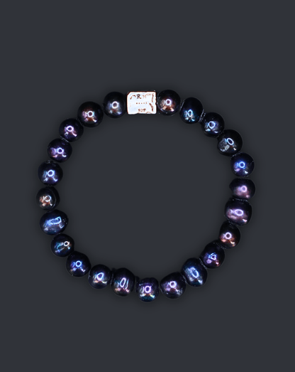 Silver Black Pearl Bracelet - Royale Merchant