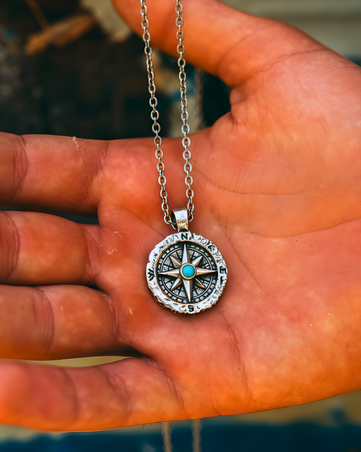 Turquoise Compass Chain
