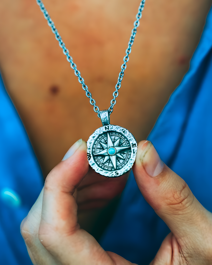 Turquoise Compass Chain