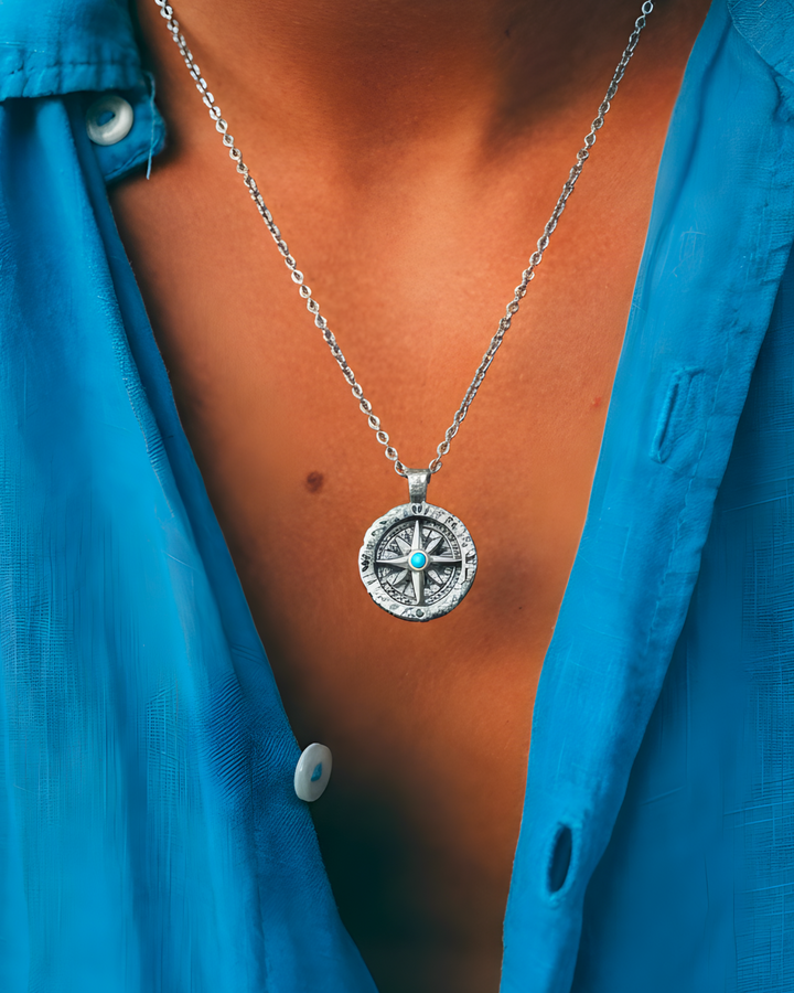Turquoise Compass Chain
