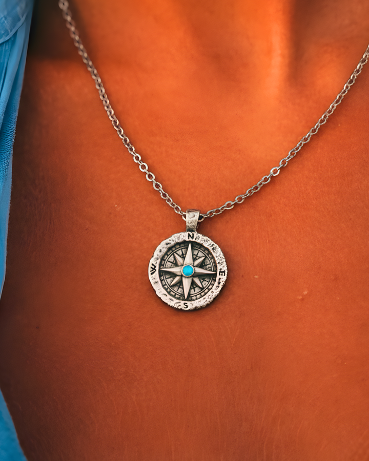 Turquoise Compass Chain