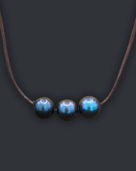 Black Triple Pearl (unisex) Royale Merchant