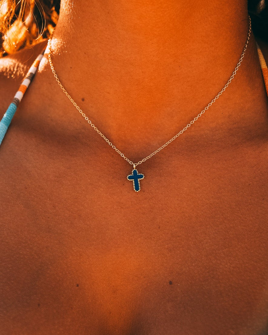 Dark Blue Cross (Women's)