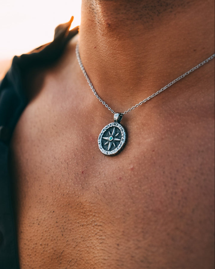 Turquoise Compass Chain