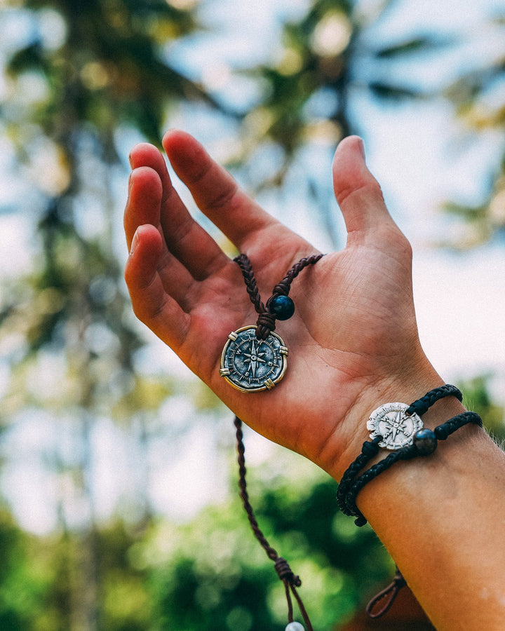 Compass Coin (Gold Bracket)