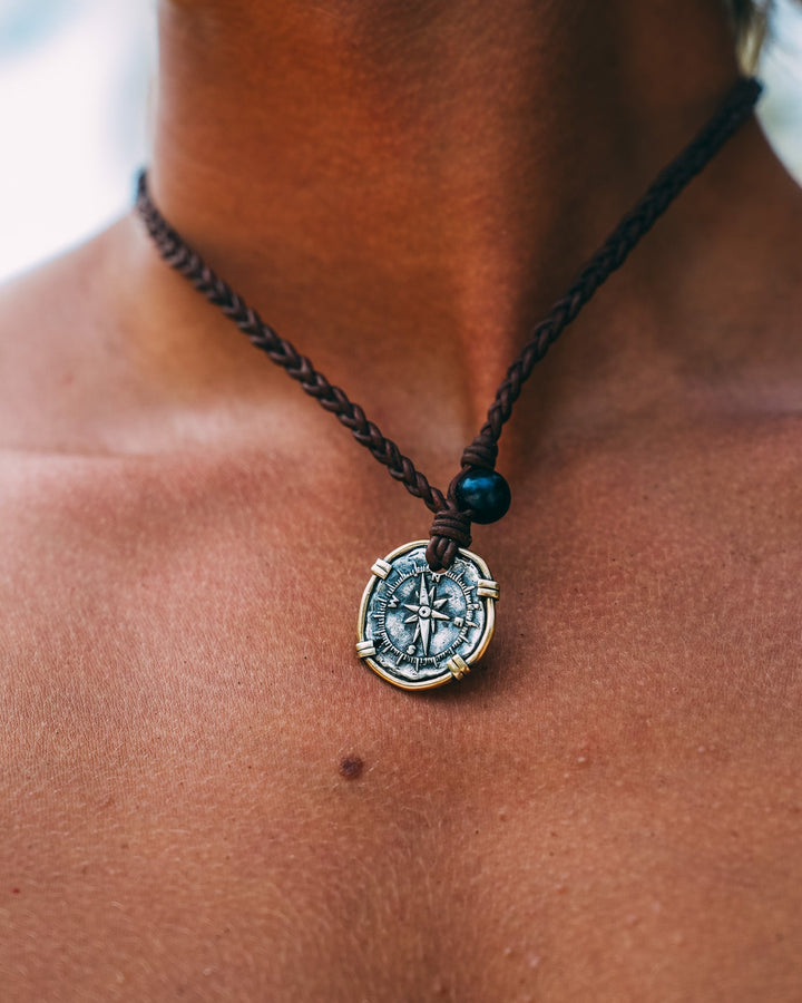 Compass Coin (Gold Bracket)