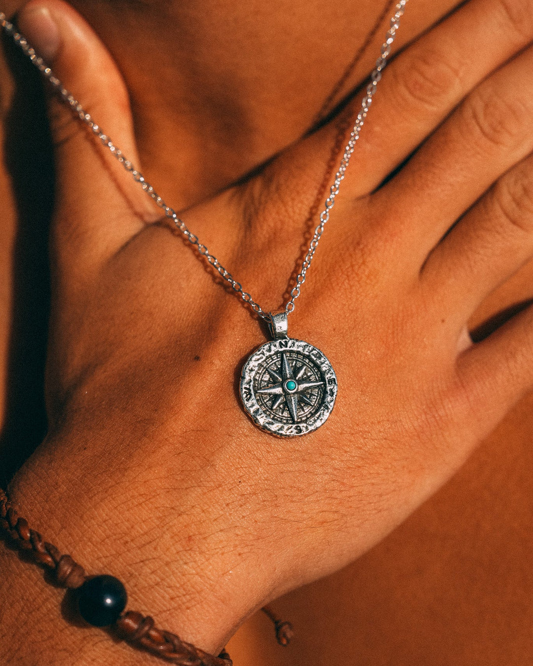 Turquoise Compass Chain