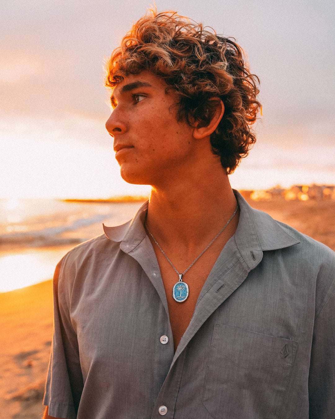 Turquoise Palm Chain