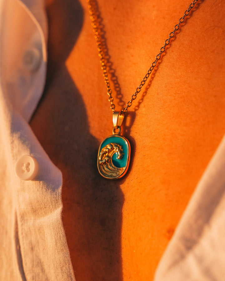 Turquoise Wave Chain