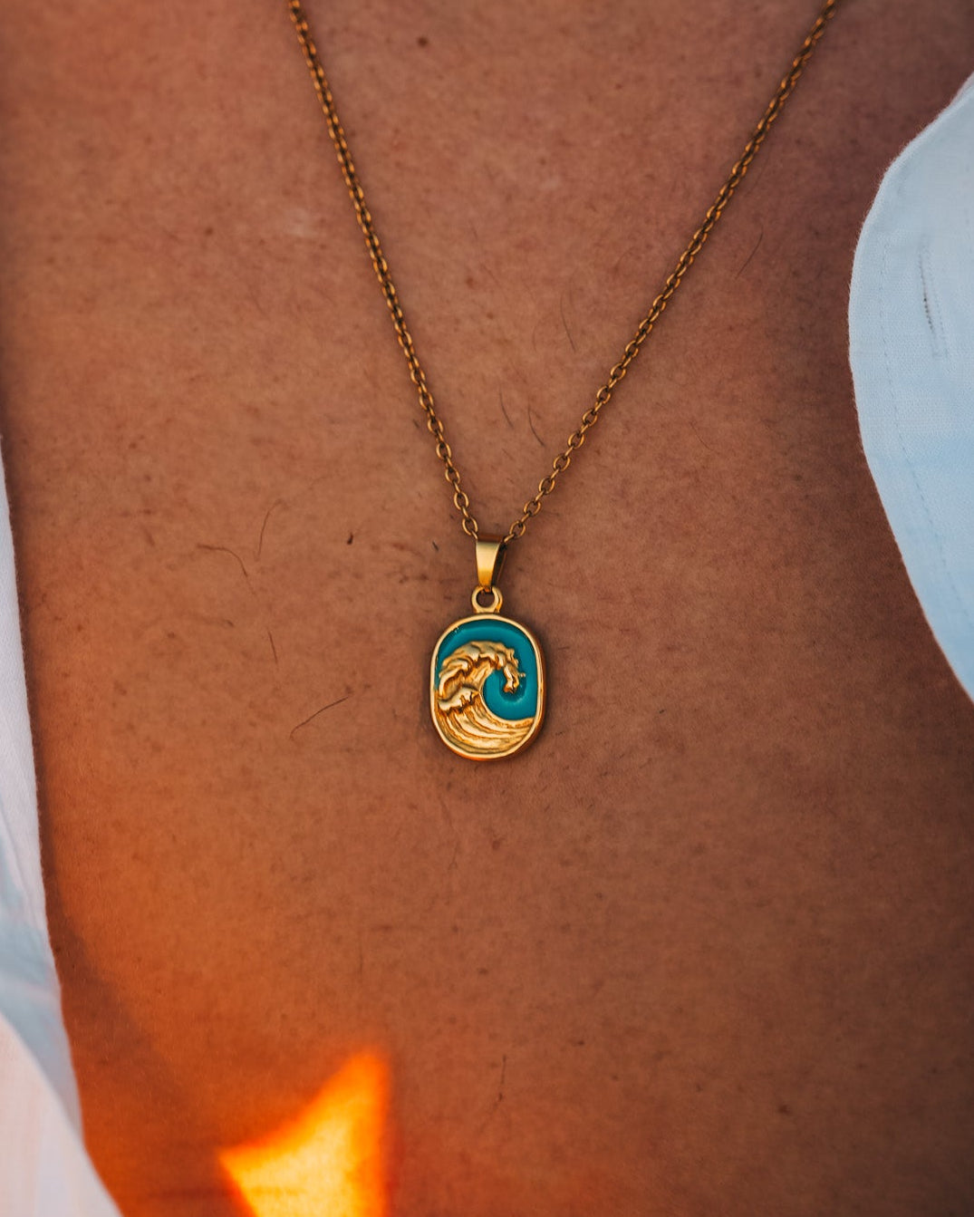 Turquoise Wave Chain