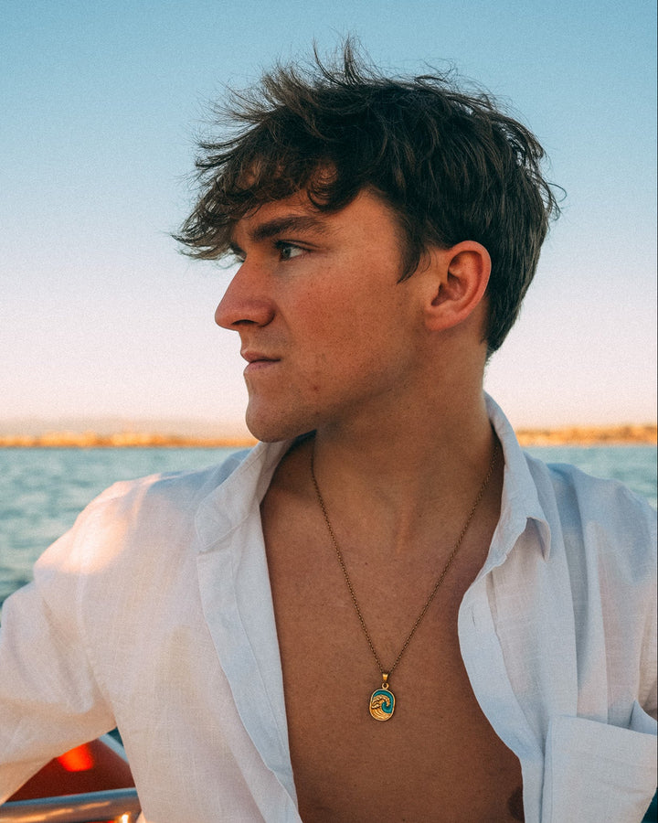 Turquoise Wave Chain