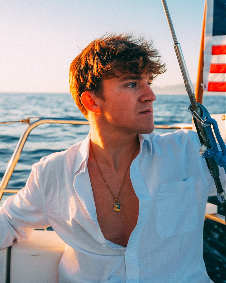 Turquoise Wave Chain