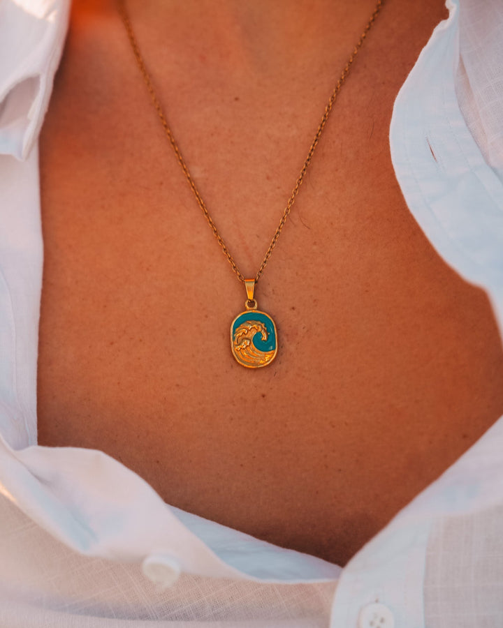Turquoise Wave Chain