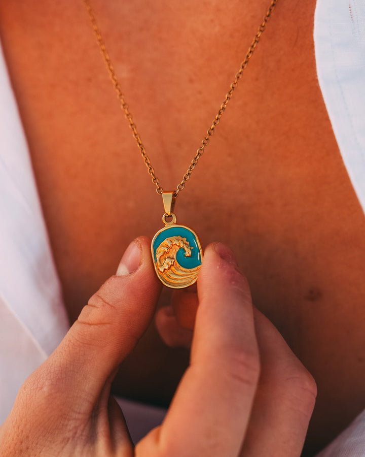 Turquoise Wave Chain