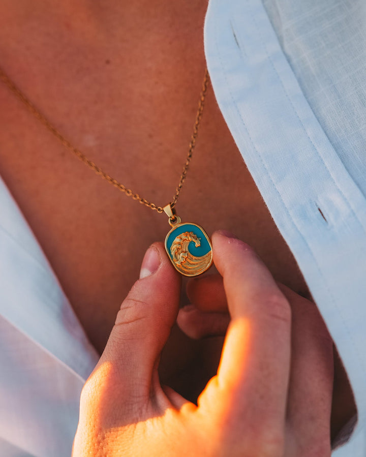 Turquoise Wave Chain