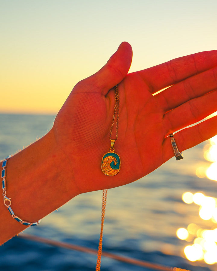 Turquoise Wave Chain