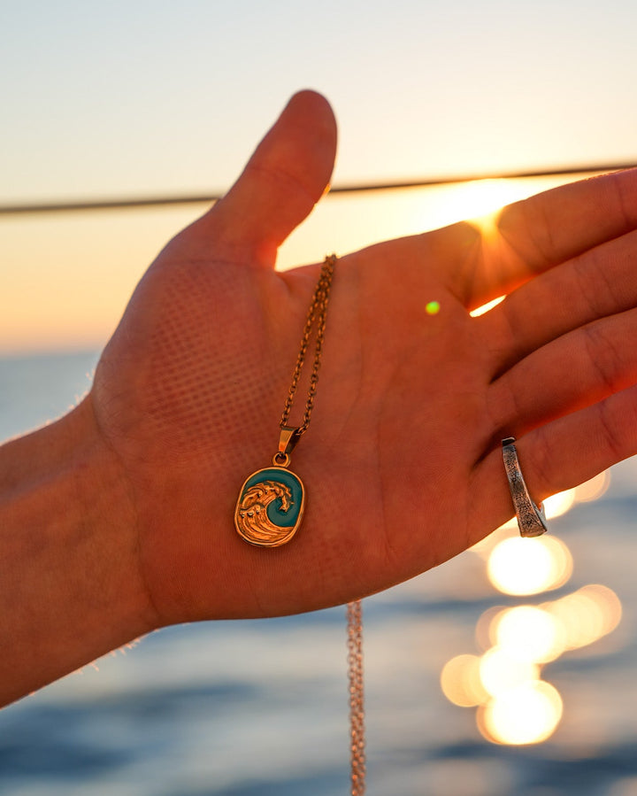 Turquoise Wave Chain
