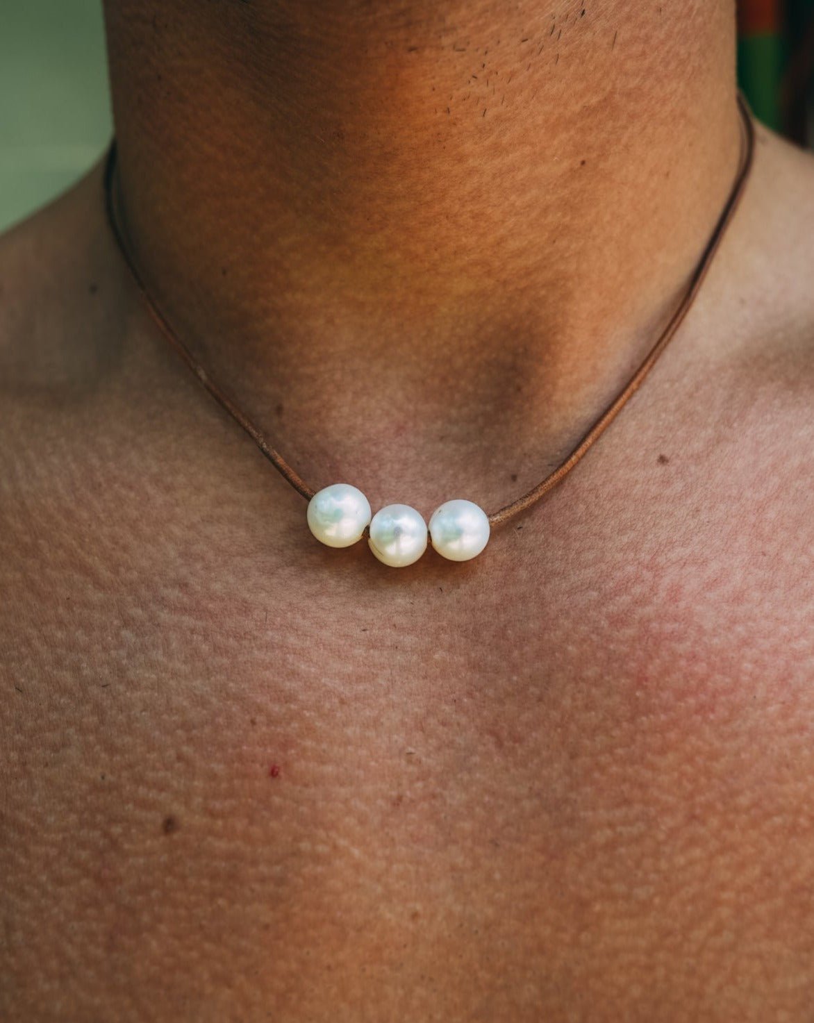 White Triple Pearl (unisex) - Royale Merchant