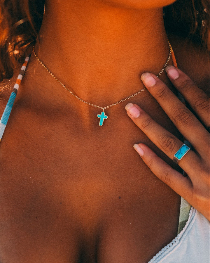 Turquoise Cross (Women's)
