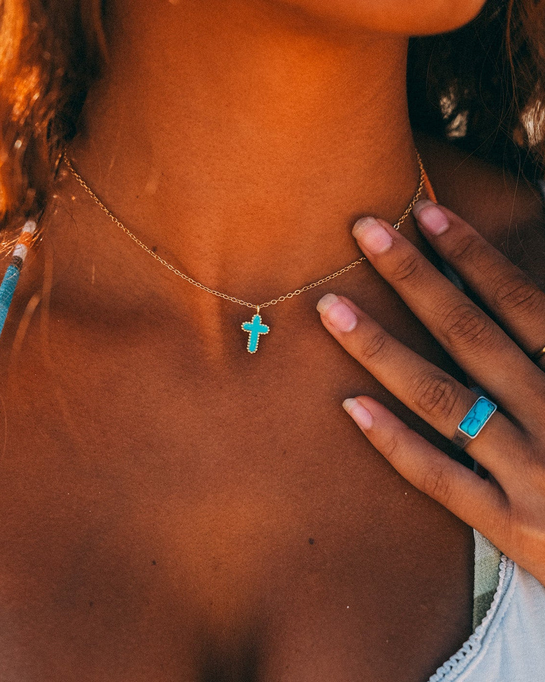 Turquoise Cross (Women's)
