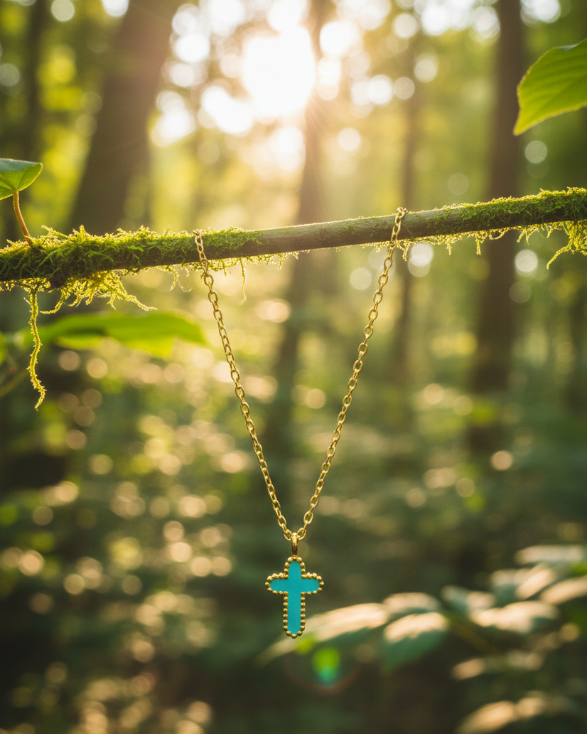 Turquoise Cross (Women's)