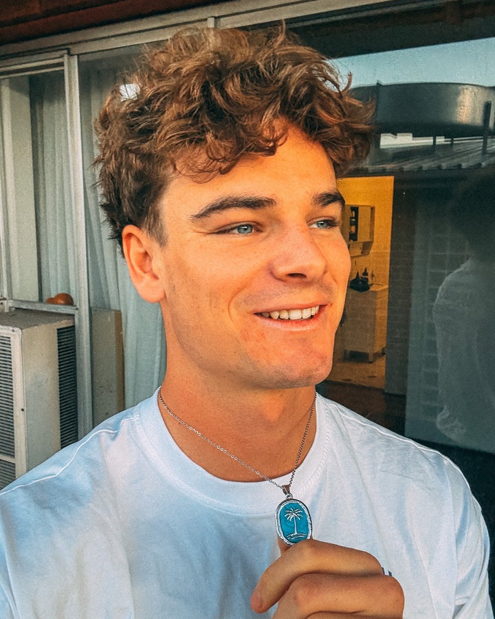 Turquoise Palm Chain