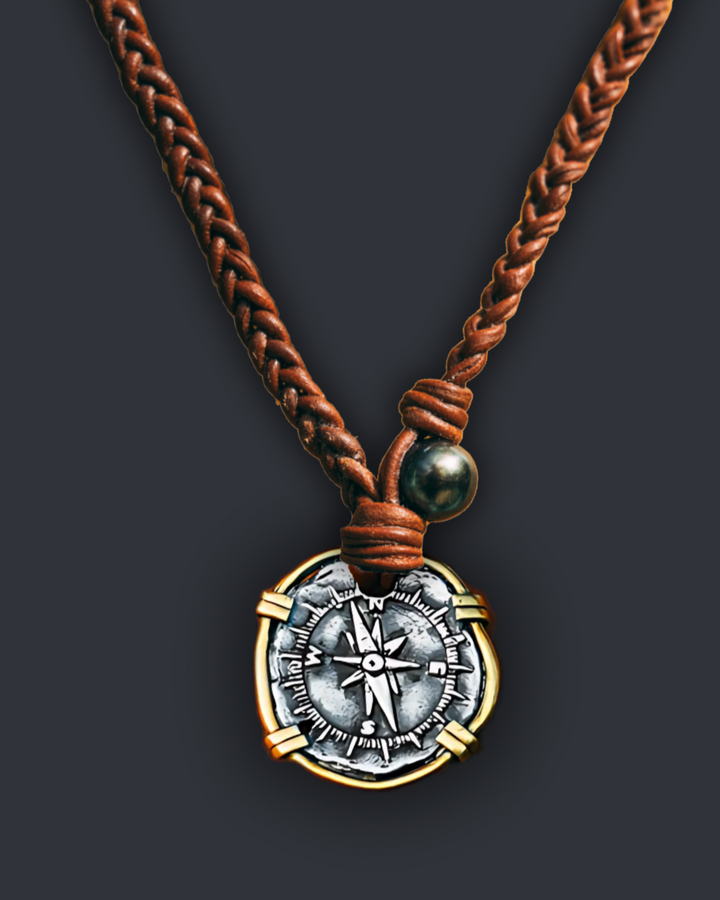Compass Coin (Gold Bracket)