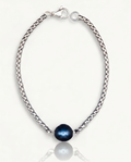 Black Pearl Chain Bracelet